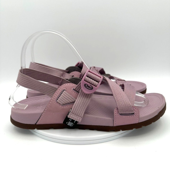 Chaco Lowdown Sandals Womens 8 Purple Camping Water Hiking Beach Walk Adjustable - Picture 4 of 10